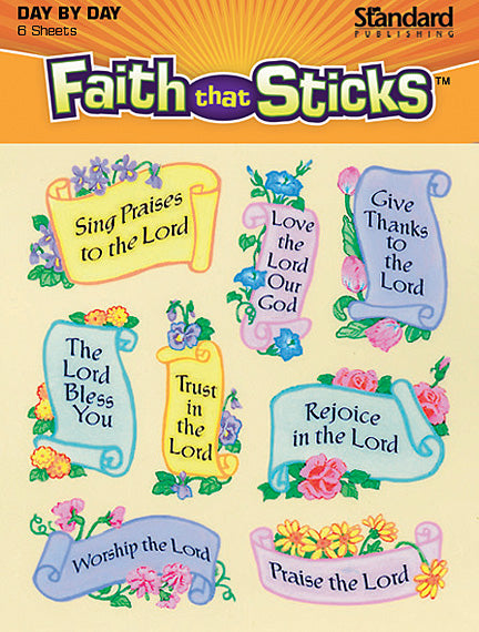 Scroll Mottos Stickers