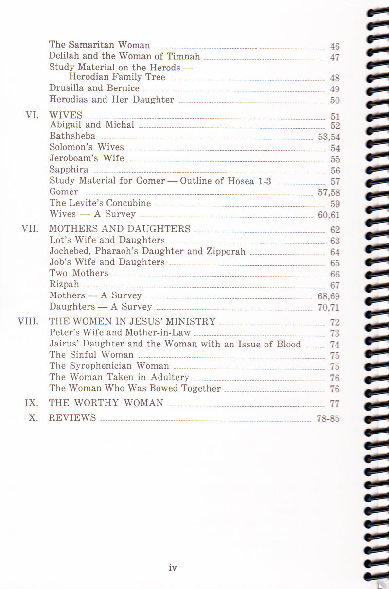 Table of Contents