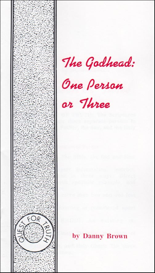The Godhead:  One Person or Three?