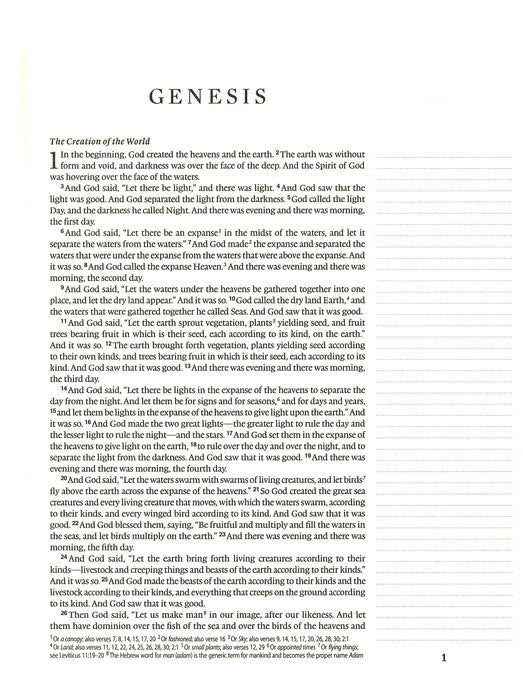Excerpt: Genesis 1