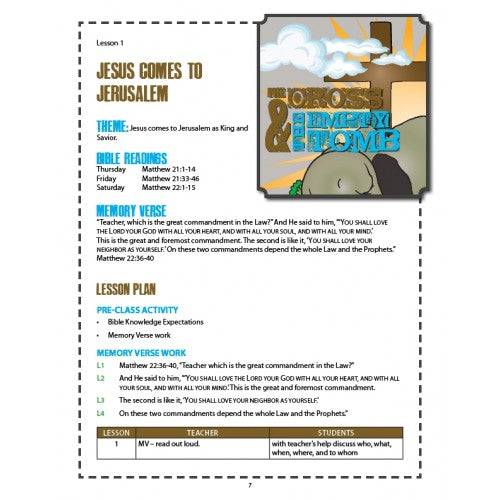 The Cross & the Empty Tomb Young Teen Teacher Manual