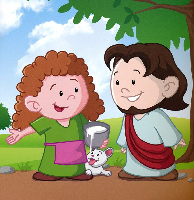 Jesus’ Miracles/Martha Flip-Over Book