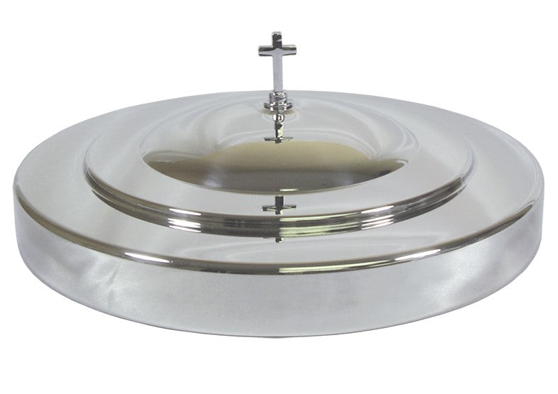 Deluxe Communion Cup Tray Cover - Silver