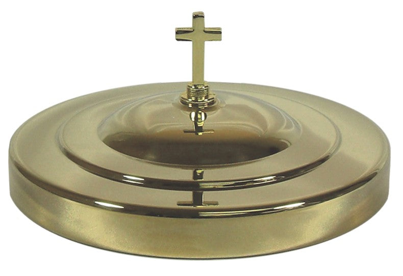 Deluxe Communion Bread Plate Cover - Gold