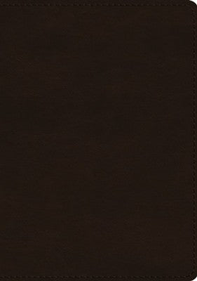 ESV Single Column Journaling Bible, Large Print, Deep Brown TruTone (top)