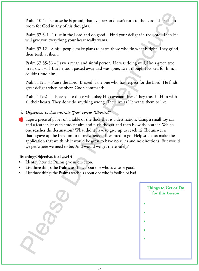 Lighting The Way Teachers Manual - Job to Song of Solomon