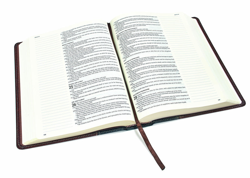 KJV Notetaking Bible Black/Brown Bonded Leather