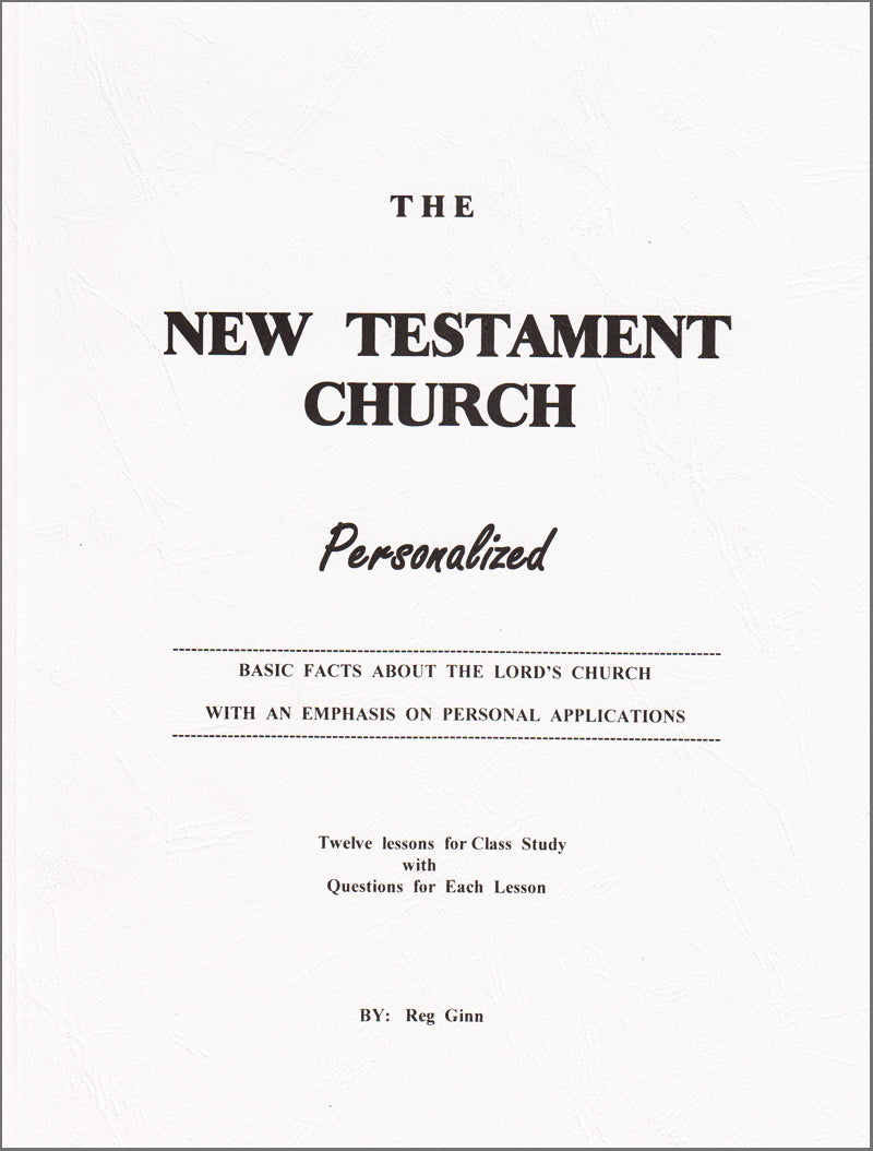 New Testament Church Personalized