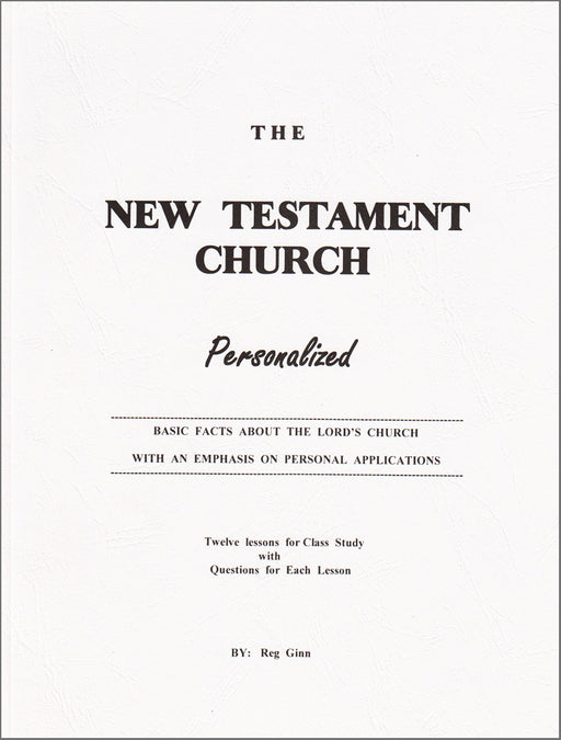 New Testament Church Personalized