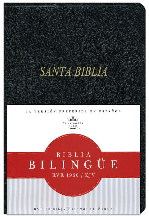 RVR 1960/KJV Bilingual Bible (RVR 1960/KJV Santa Biblia Bilingue Indice) Black Imitation Indexed