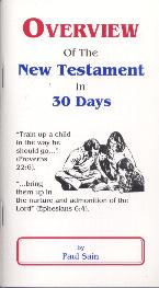 Overview of the New Testament in 30 Days - Sain