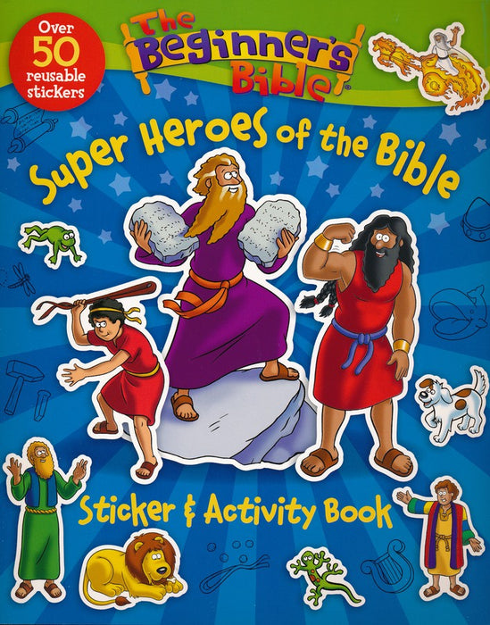Beginner's Bible Super Heroes of the Bible Sticker & Activity Book