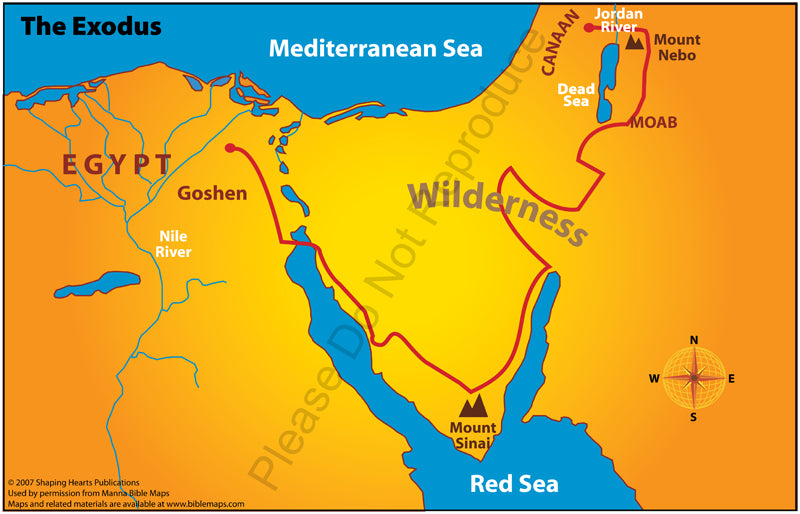 Shaping Hearts Old Testament Map Set