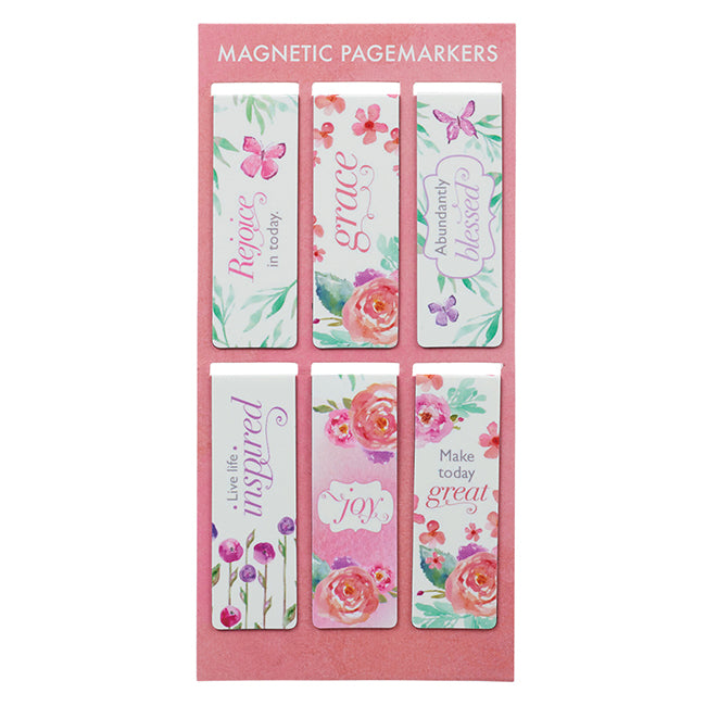 Blossoms of Blessings Magnetic Page Markers