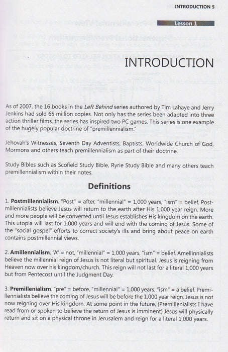 Premillennialism: Examined and Refuted
