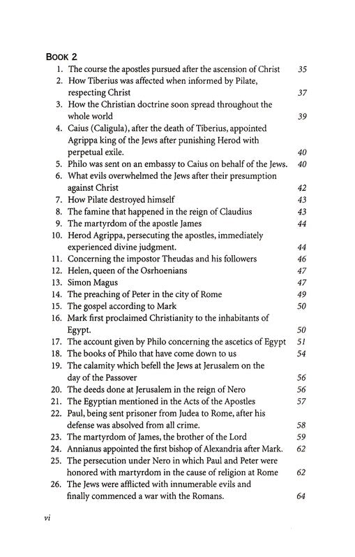 Eusebius' Ecclesiastical History *