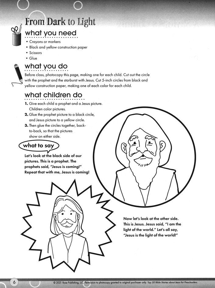 Top 50 Bible Stories About Jesus for Preschool - Ages 2-5