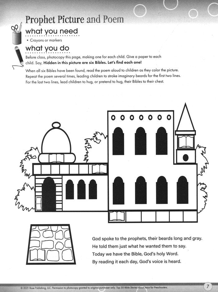 Top 50 Bible Stories About Jesus for Preschool - Ages 2-5