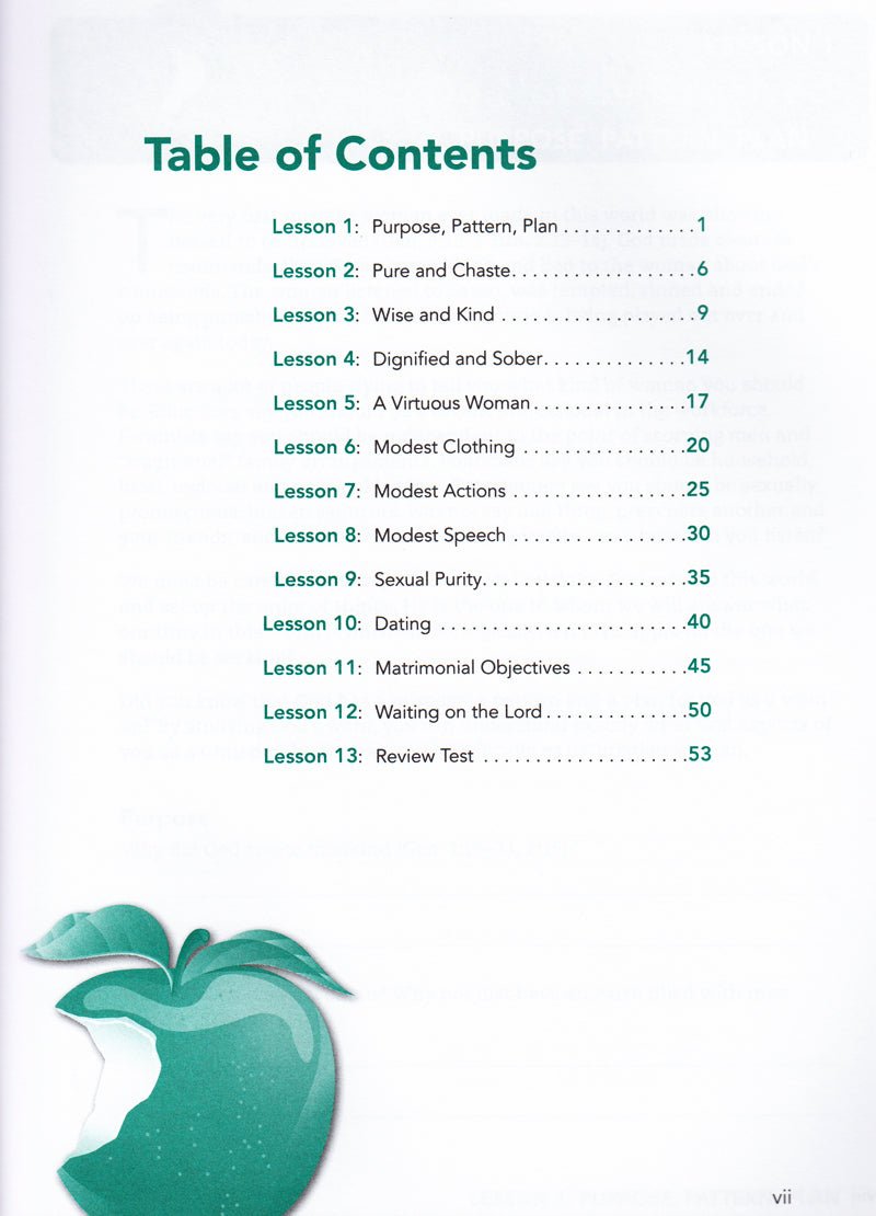 Table of Contents