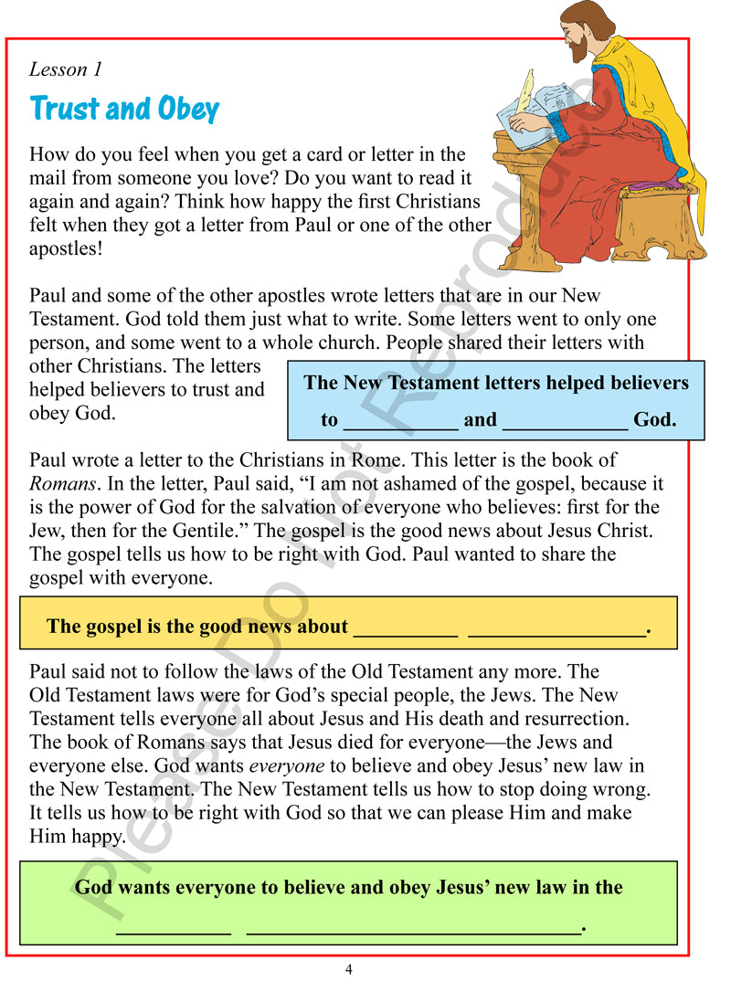 Lesson One Sample page 2