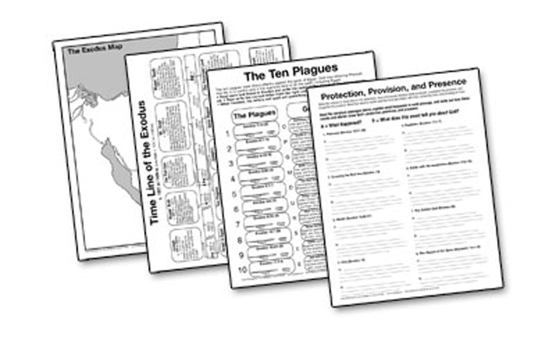 The Exodus Wall Map Laminated