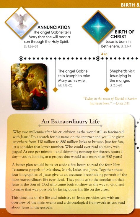Life of Jesus Time Line Pamphlet