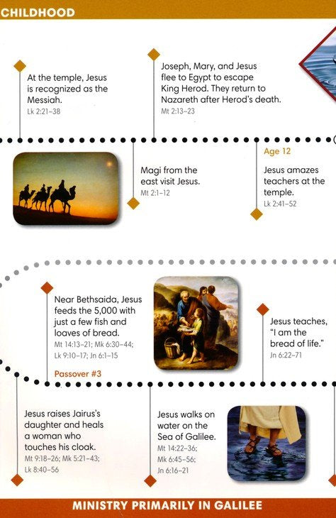Life of Jesus Time Line Pamphlet
