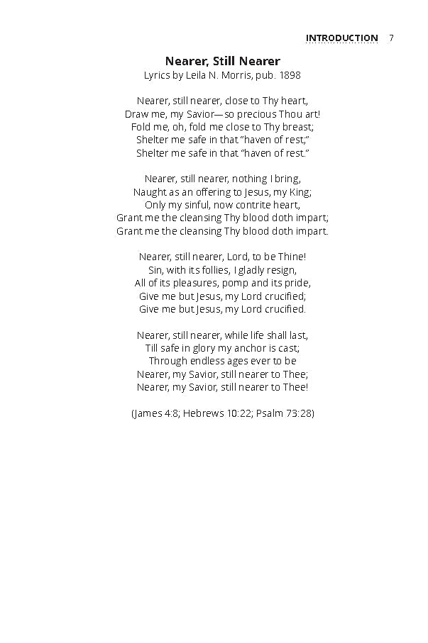 Drawing Nearer to God