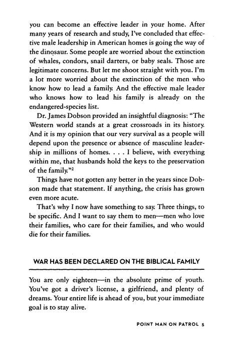 Point Man - How a Man Can Lead His Family