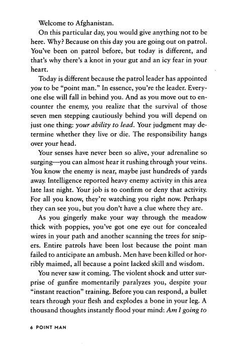 Point Man - How a Man Can Lead His Family