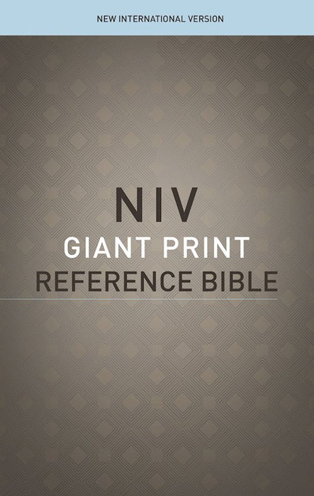 NIV Giant Print Reference Bible, Paperback