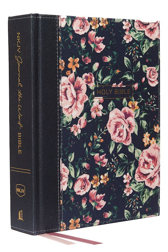 NKJV Journal the Word Bible Floral HB