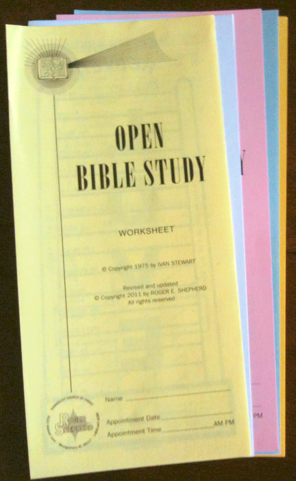 Open Bible Study Correspondence Course Set