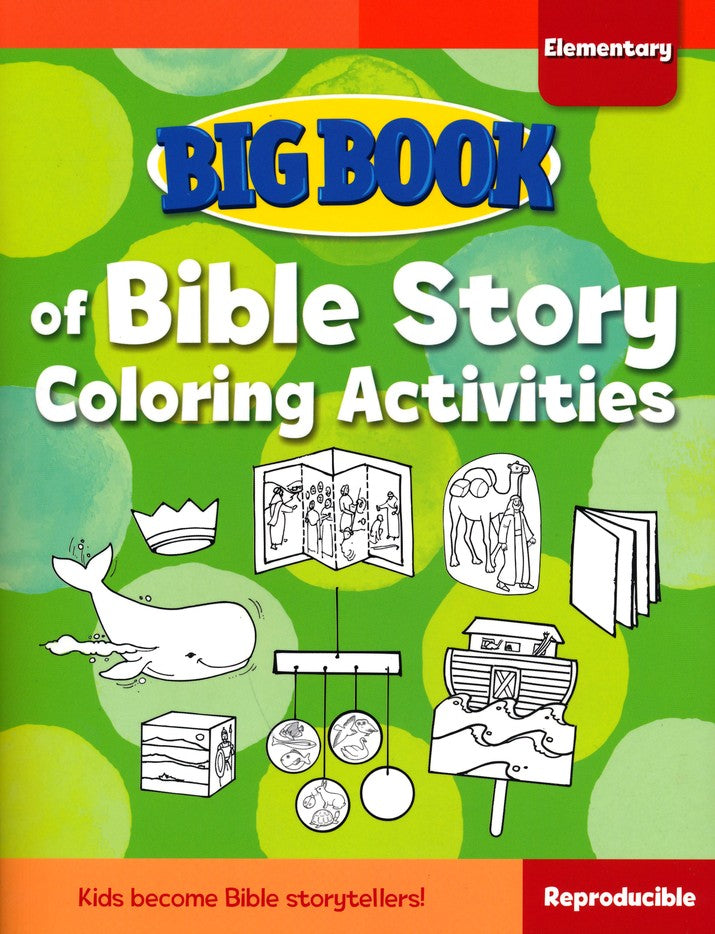 Big Book of Bible Story Coloring Activities for Elementary Kids
