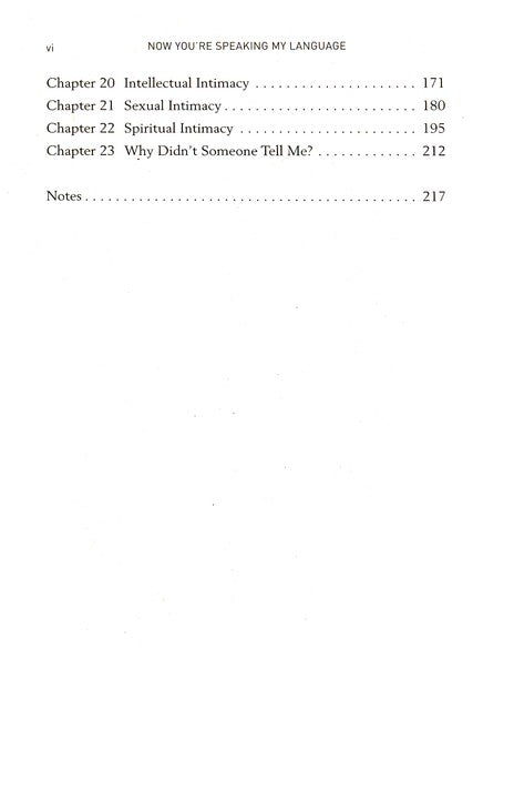 Now You're Speaking My Language