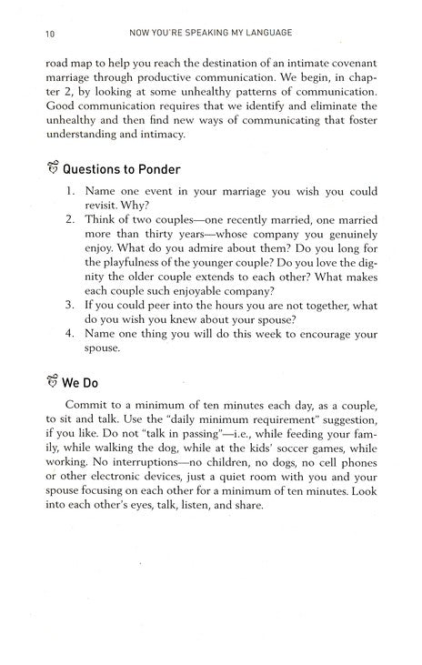 Now You're Speaking My Language