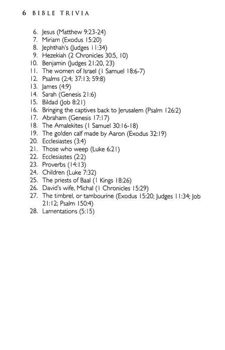 Complete Book of Bible Trivia