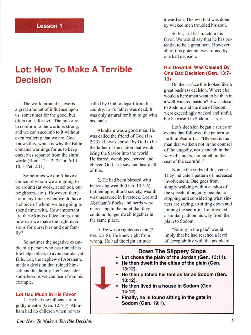 Minor Bible Characters 5