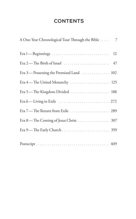 A Chronological Tour Through the Bible: One Year Daily Reader