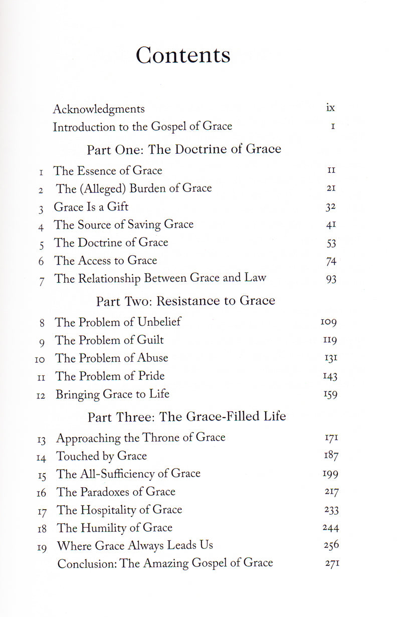 Table of Contents