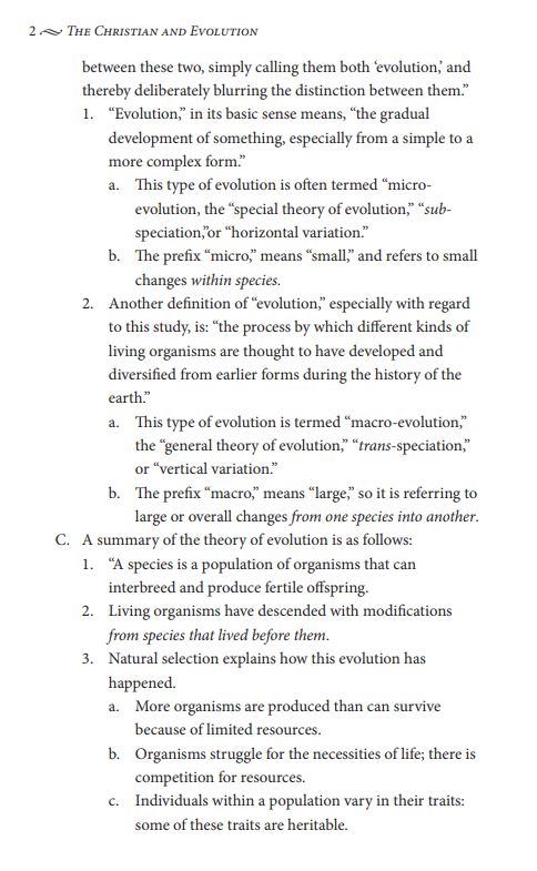 The Christian and Evolution