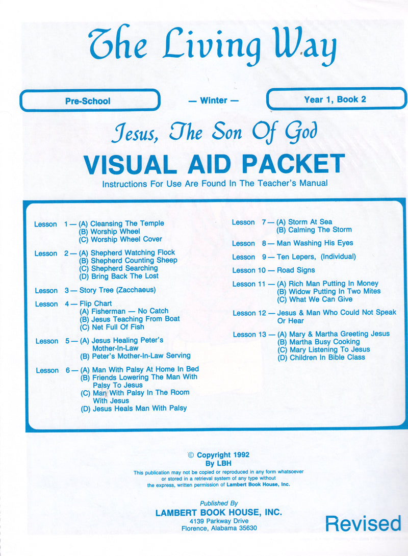 PRESCHOOL 1-2 VIS - Jesus - Son of God