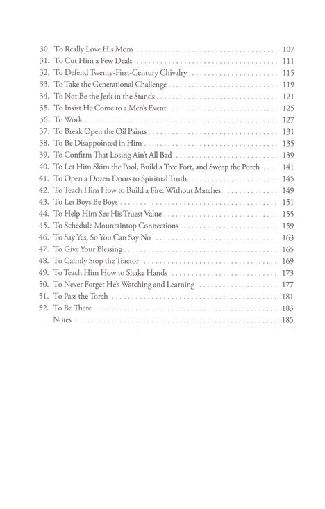 52 Things Sons Need From Their Dad