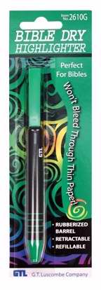 Bible Dry Refillable Highlighter - Green