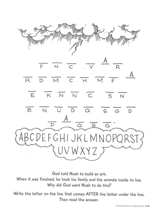 Fun with Secret Codes Activity Book — One Stone Biblical Resources