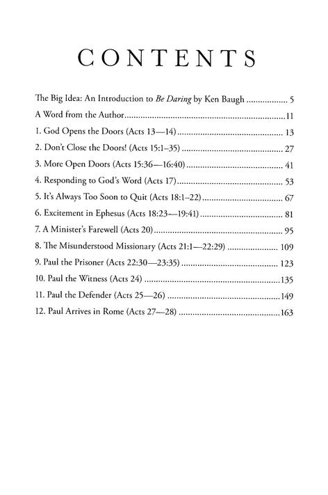 Be Daring: Acts 13-28