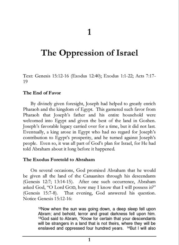 From Egypt to Sinai: The History of Moses and Israel through the Exodus