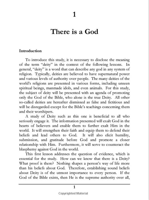 Holy, Holy, Holy: A Study of Deity