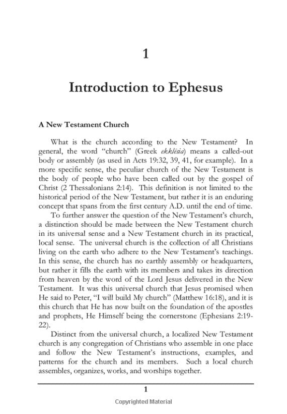 The Church at Ephesus: From Acts to Revelation