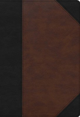 KJV Super Giant Print Reference Bible, Black Brown LeatherTouch, Indexed